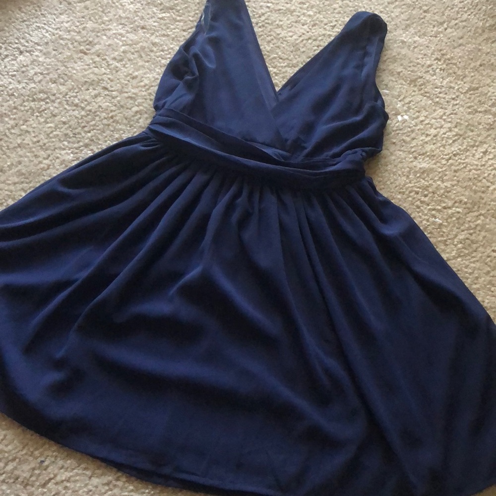 Charlotte Russe navy blue mini dress
